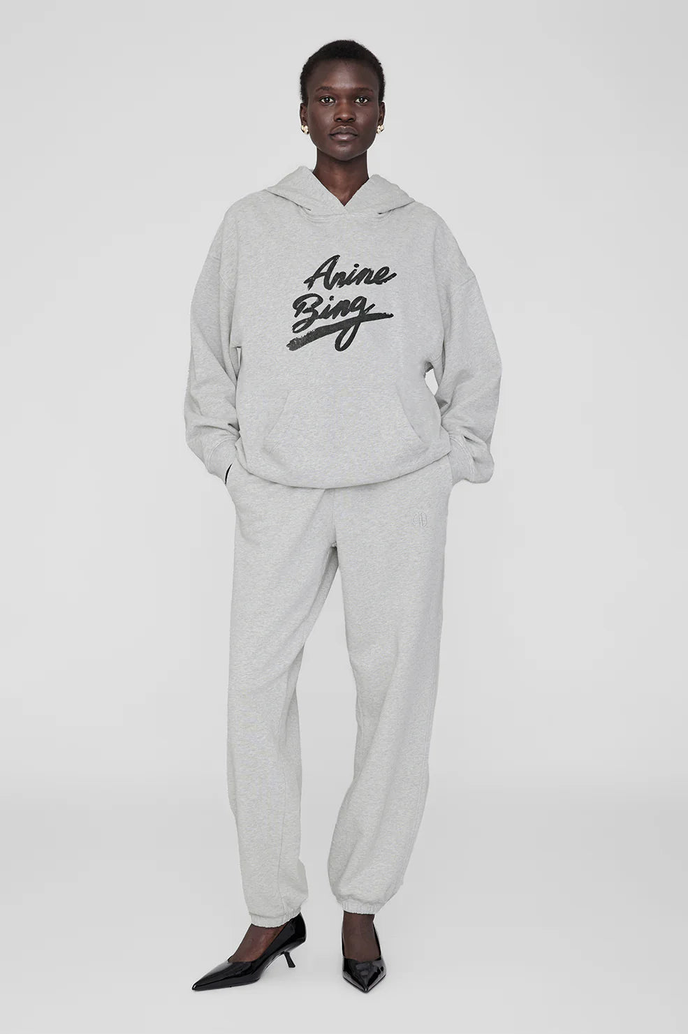 Harvey Sweatshirt Signature - Heather Grey