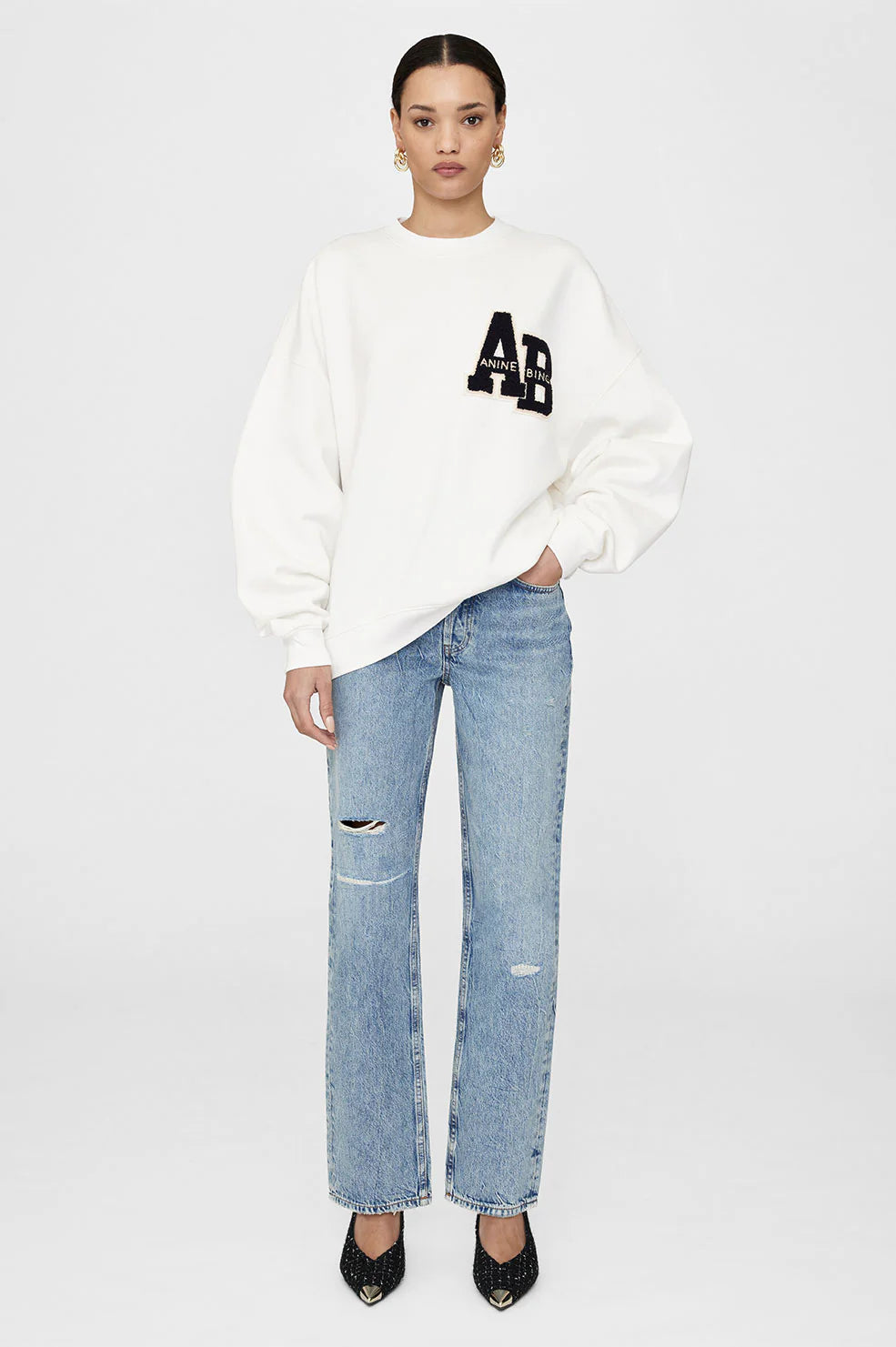 Miles Oversized Sweatshirt - Off White