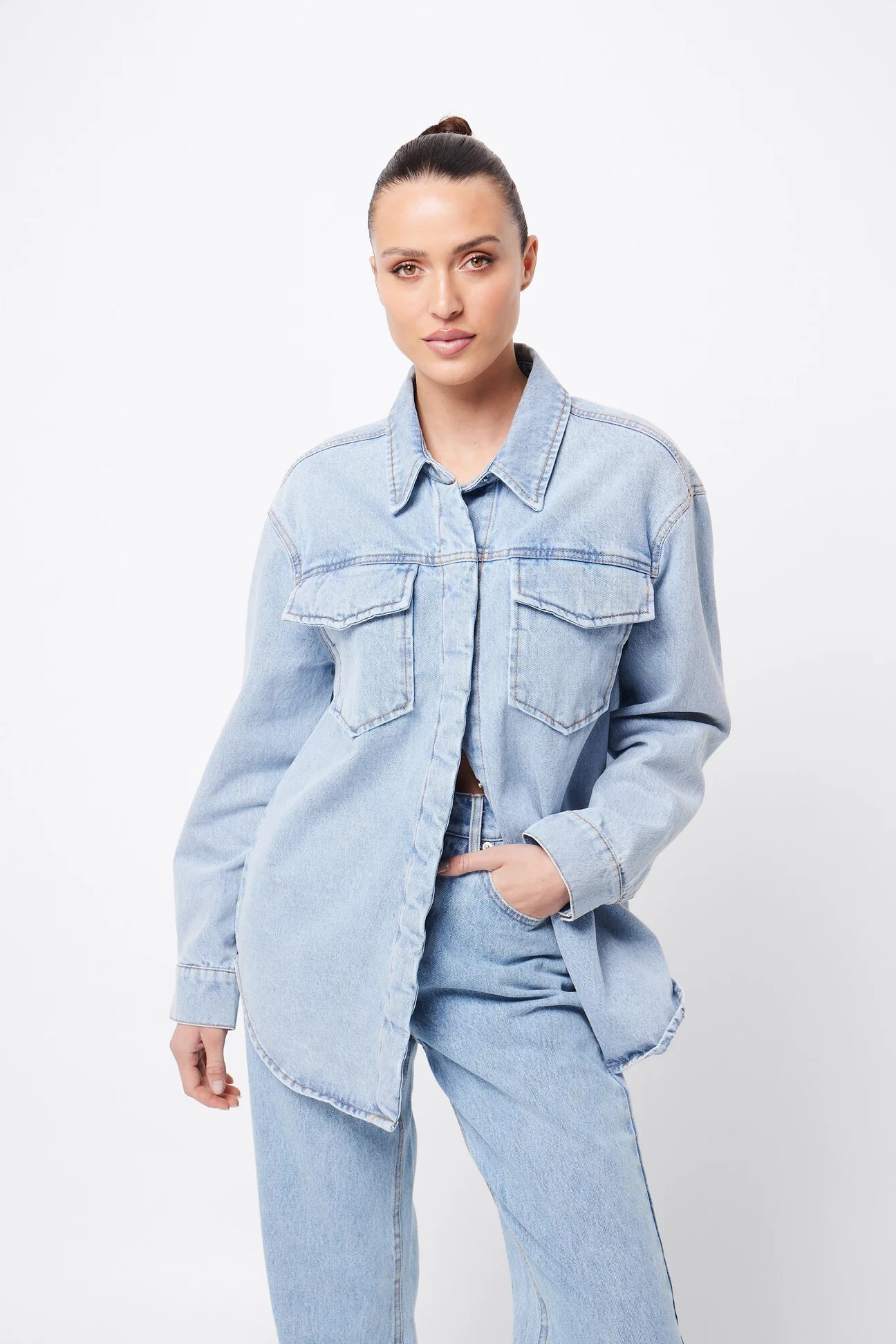 Bexley Shirt - Pale Blue Wash