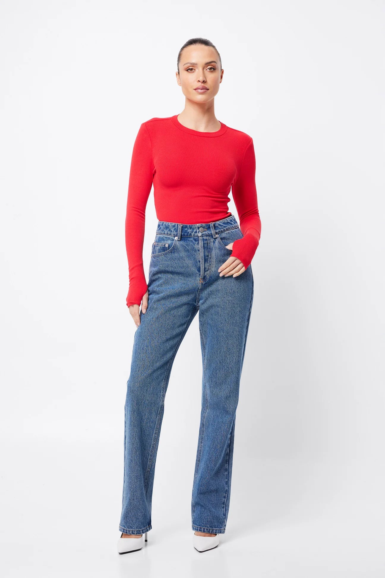 The Brooklyn Top - Red