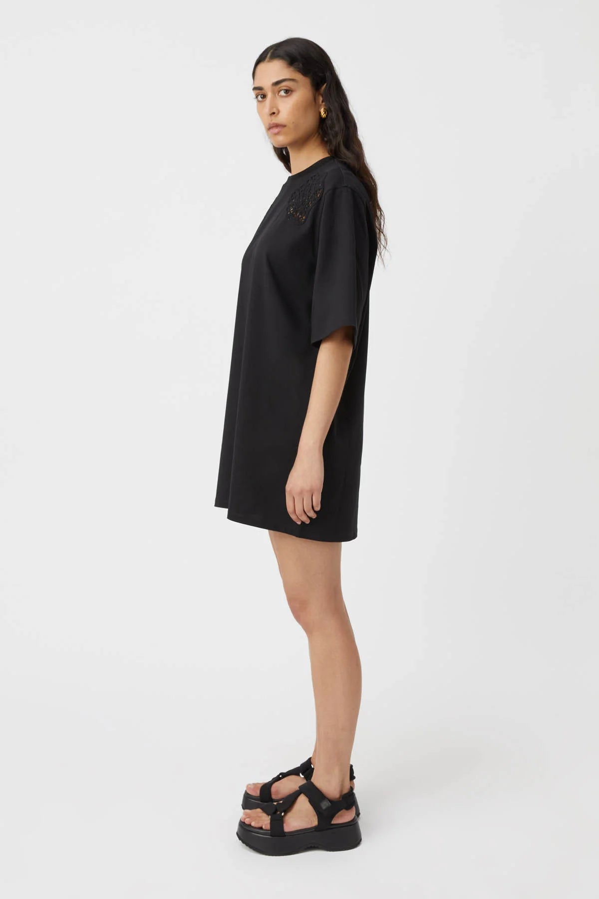 Caterina Applique Tee Dress