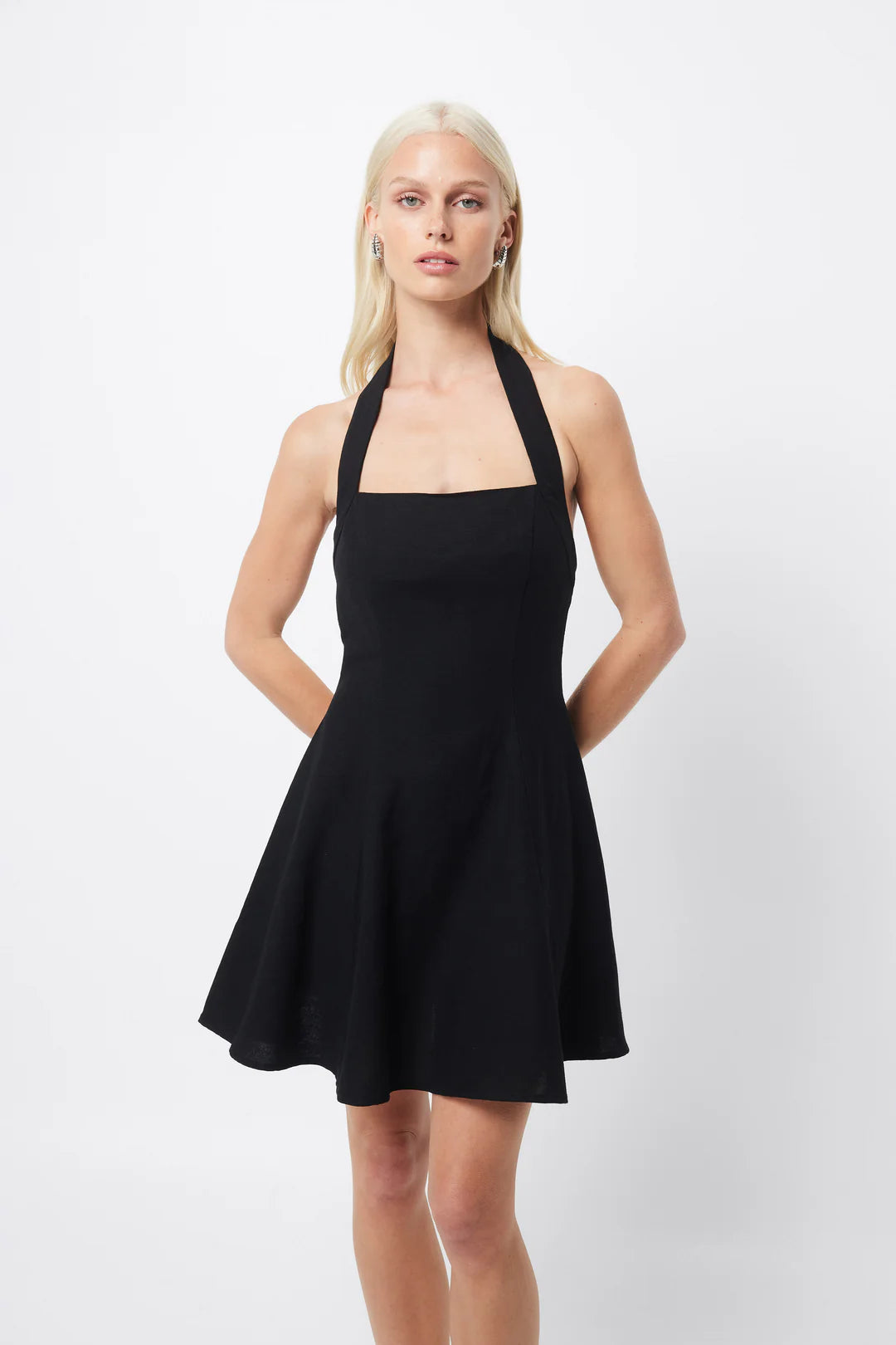 Common Ground Mini Dress - Black