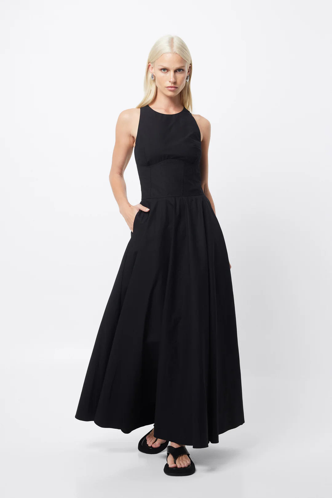 Homage Maxi Dress - Black