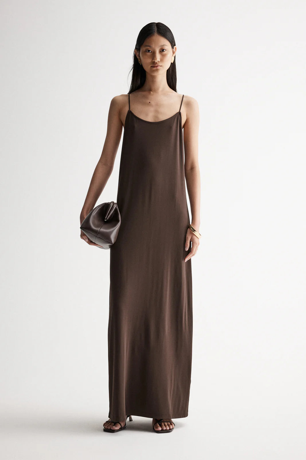 Anjou Dress - Chocolate