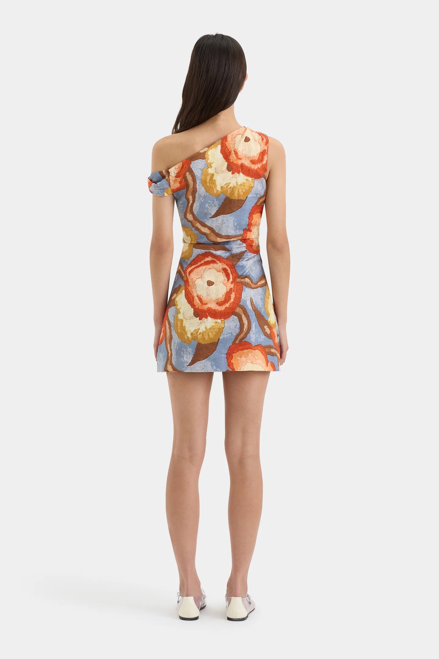 Avery Twist Mini Dress - Camellia Print