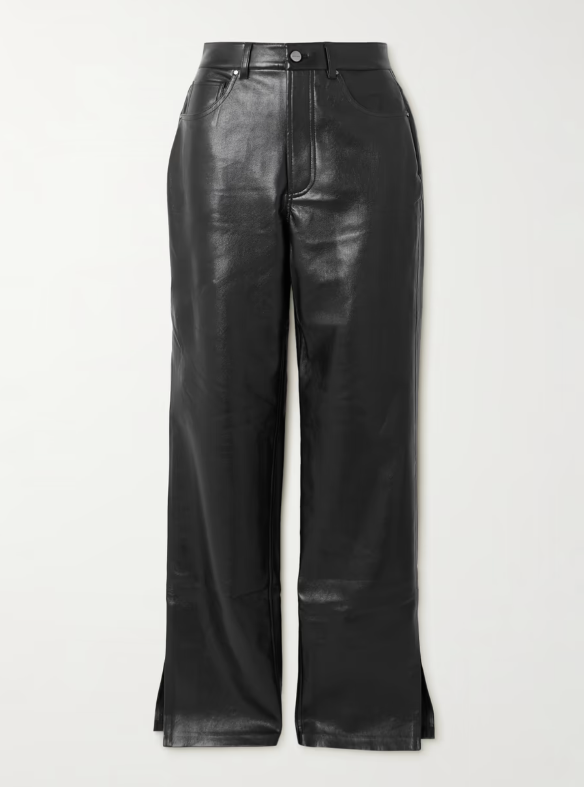 Roy Pant - Black Recycled Leather