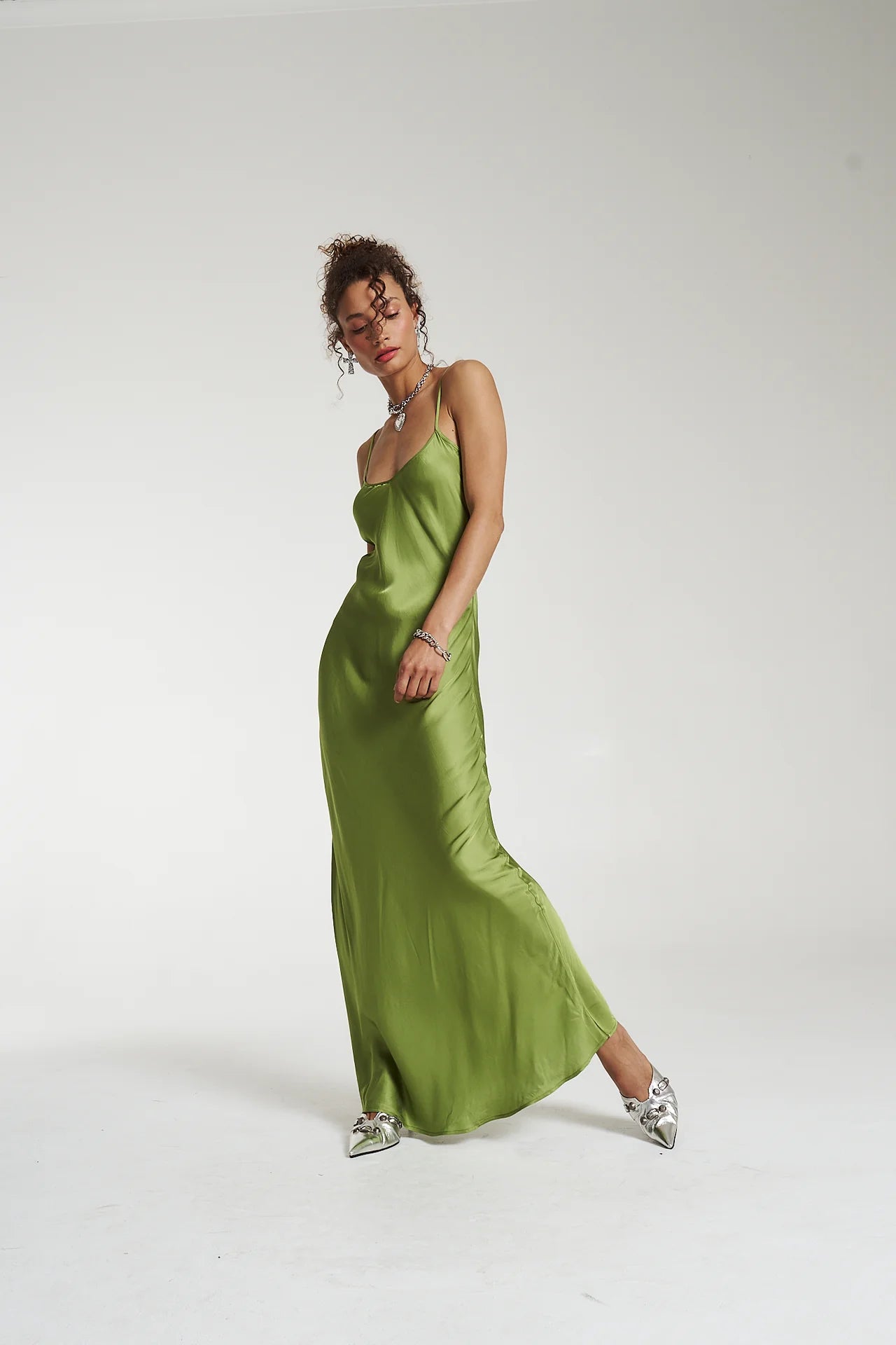 Maxi Siren Dress - Moss